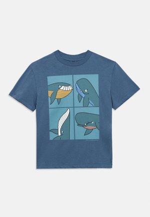 Stella McCartney Kids Trükipildiga T-särk - blu