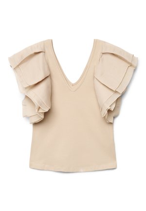 Calliope, T-SHIRT TINTA UNITA - T-shirt imprimé - beige medio