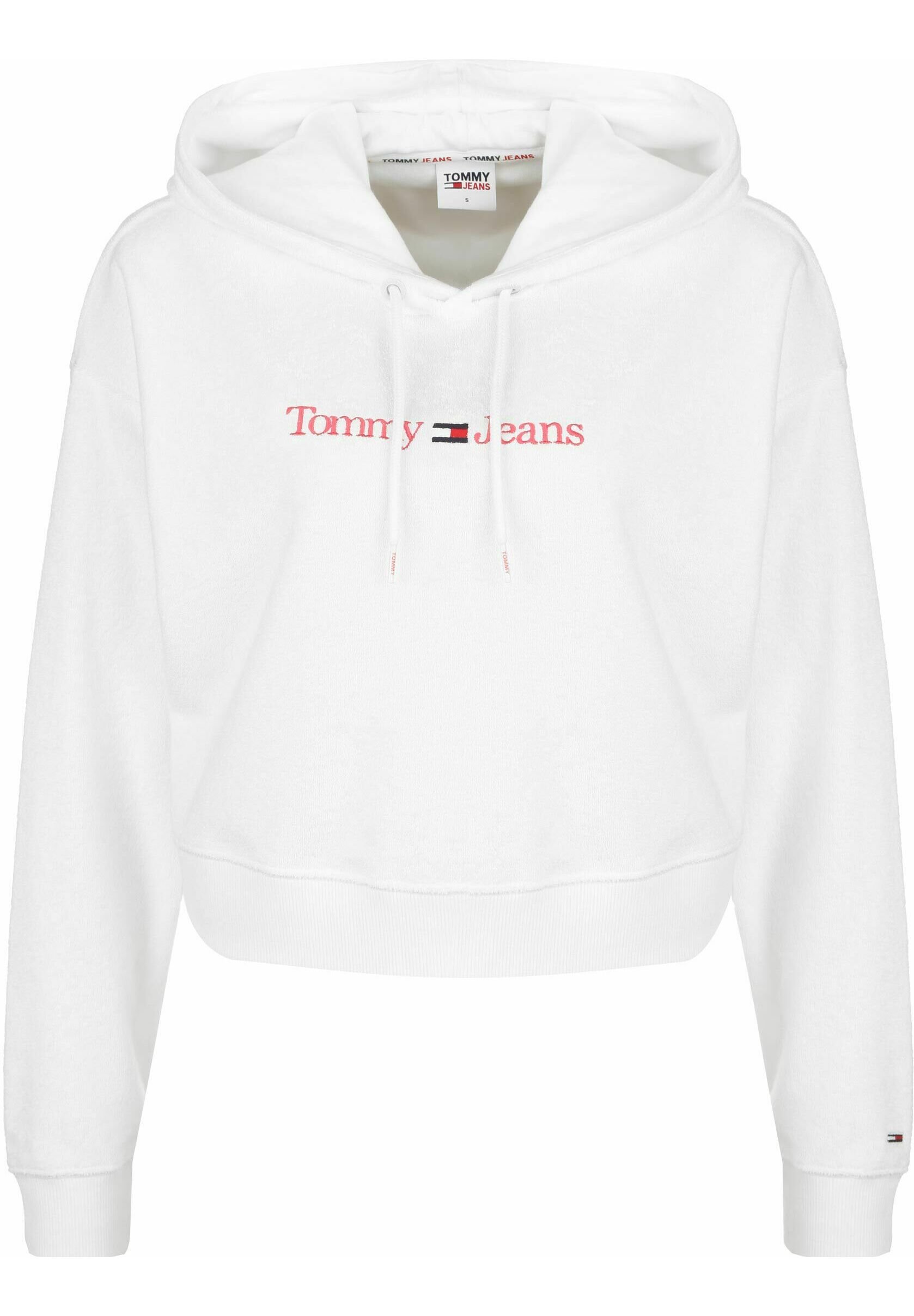 Tommy Hilfiger CROPPED - Hoodie - white - Zalando.de