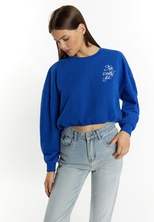 CROPPED KEEPSUDRY - Felpa - royalblau