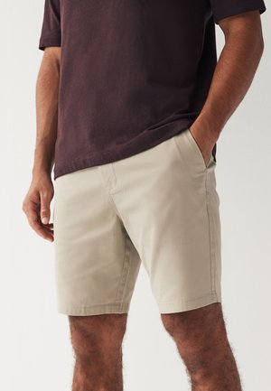 Next STRAIGHT FIT STRETCH CHINO - Shorts - stone