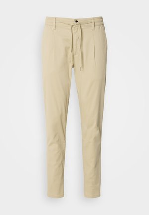 Lindbergh SUPERFLEX DRAWSTRING - Pantalones - sand