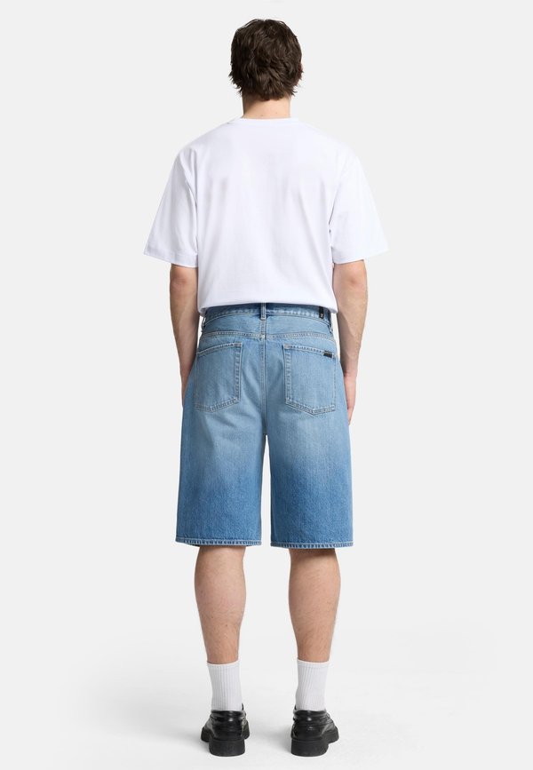 WIDE LEG  - Denim shorts3