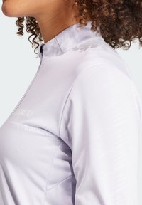 Adidas Terrex TERREX MULTI HALF ZIP LONGSLEEVE TEE - Top s dlouhým rukávem - silver dawn/white