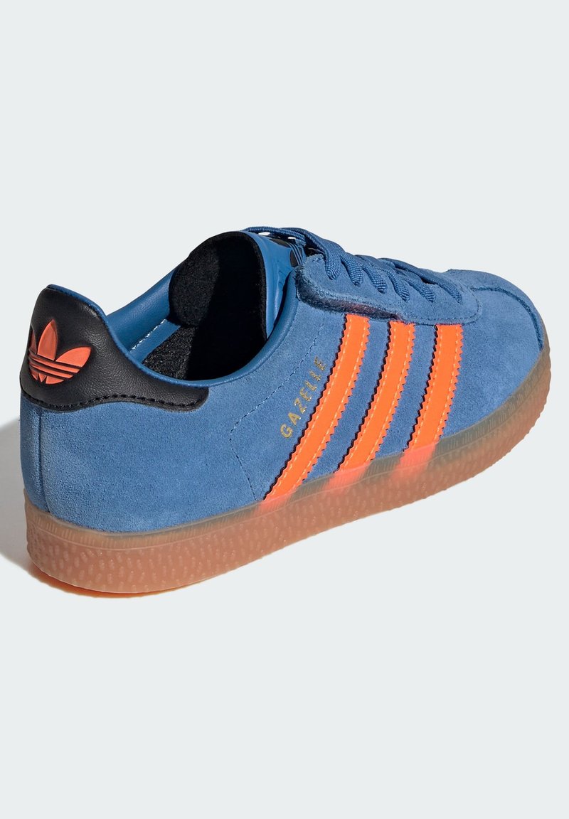 adidas gazelle silver green womens adidas Kids' Grade School Gazelle Shoes, Size 7, Blue/Orange/Black