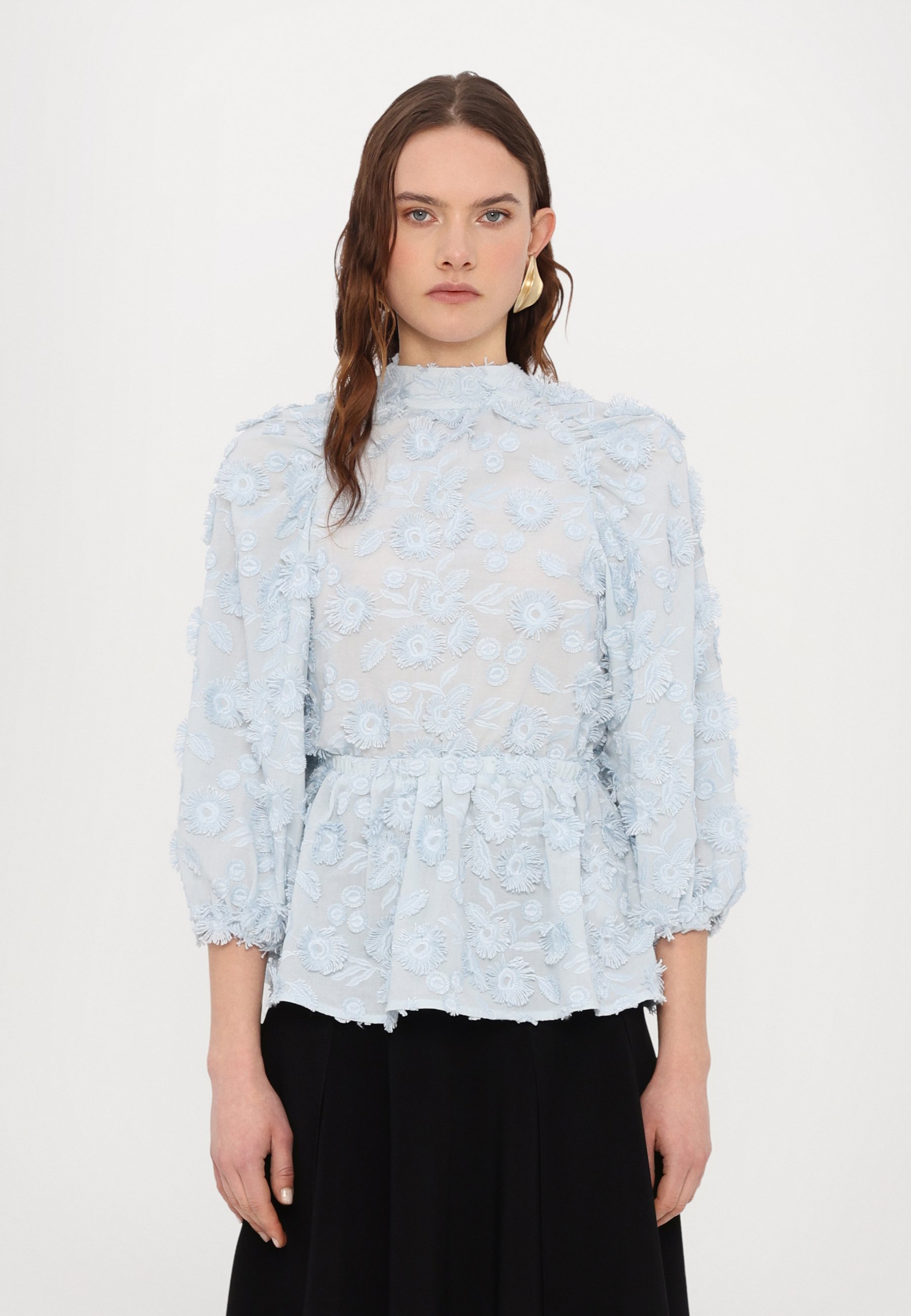 売れ筋商品|||ホフマン コペンハーゲン シャツ レディース トップス CLEMENCE - Blouse - aquamarine blue Hofmann Copenhagen CLEMENCE - Blouse - aquamarine blue/light