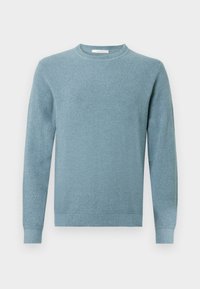 SLHROSS STRUCTURE CREW NECK - Maglione - blue mirage/dusty blue