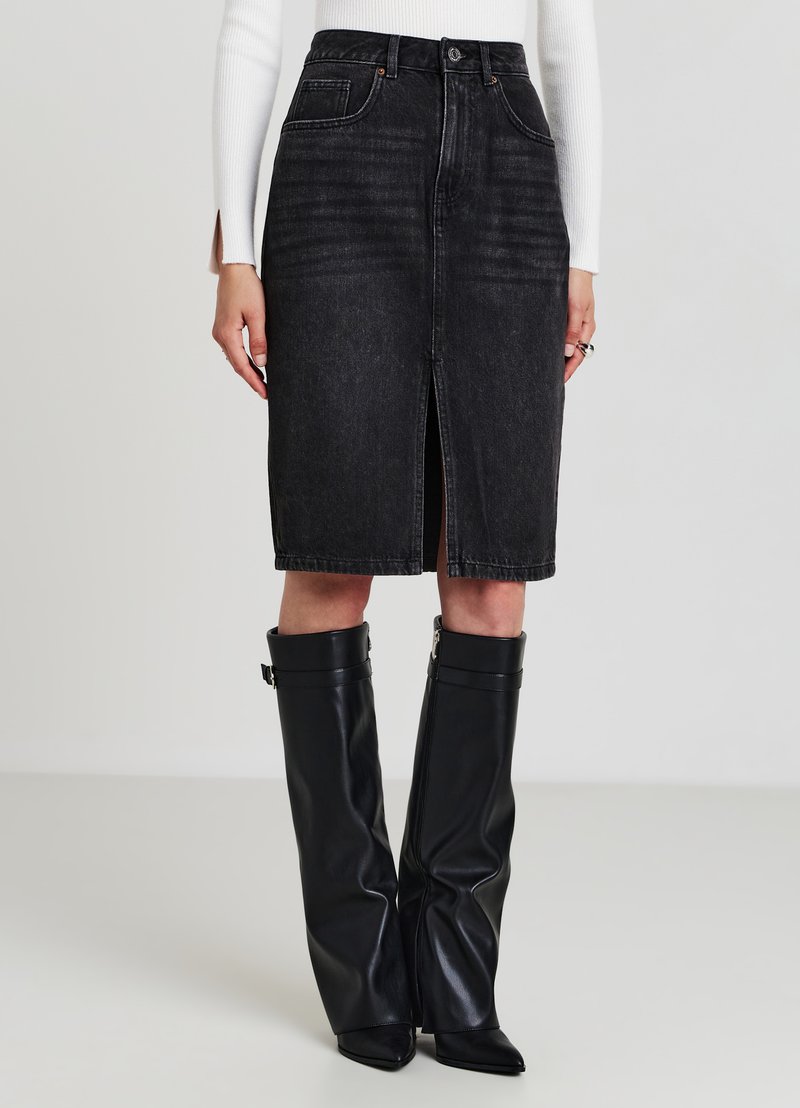 Calliope Jupe en jean - nero denim