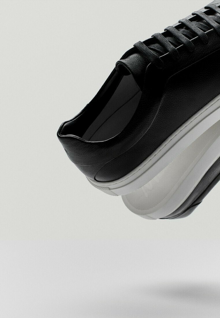 Massimo Dutti Sneakers laag - black/zwart - Zalando.nl