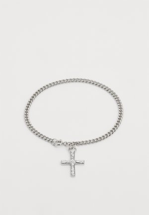 DYNASTY CROSS BRACELET UNISEX - Armbånd - silver-coloured