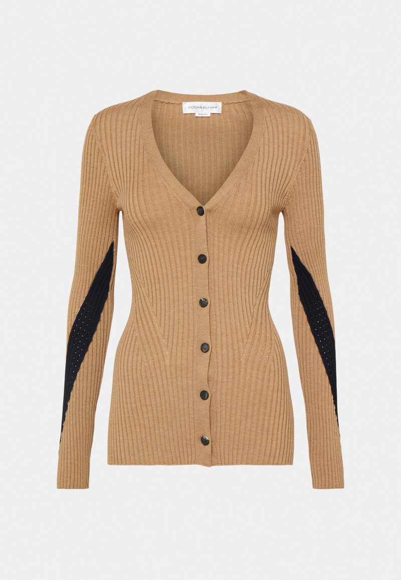 Damen Bekleidung | Victoria Beckham CARDIGAN Strickjacke coffee/navy/braun - CU70208 Damen Bekleidung | Victoria Beckham CARDIGAN Strickjacke coffee/navy/braun - CU70208