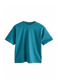 Next RELAXED FIT-SHORT SLEEVE - Jednoduché tričko - teal blue
