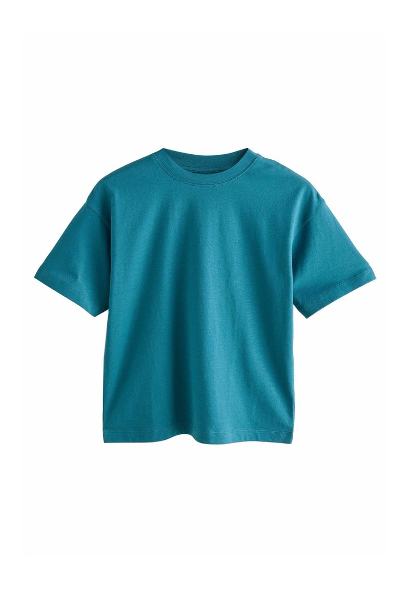 Next RELAXED FIT-SHORT SLEEVE - Jednoduché tričko - teal blue