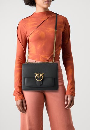 LOVE SOFT BIG BOTTALATA - Cross body bag - black