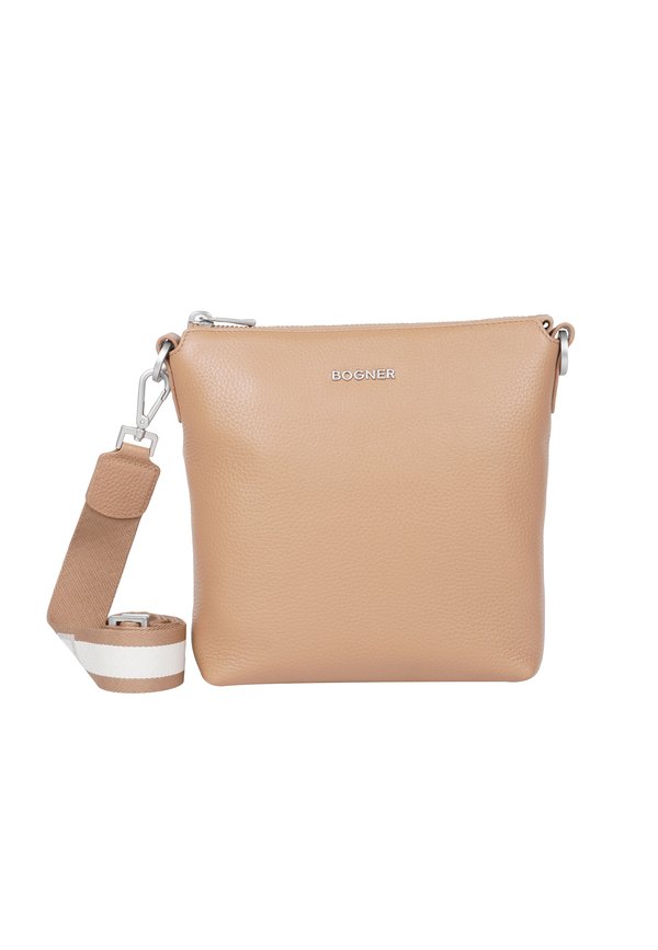 ANDERMATT FLAVIA SHOULDER - Umhängetasche - lattemacchiato