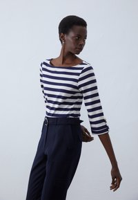 Anna Field - Long sleeved top - dark blue/white Thumbnail Image 1