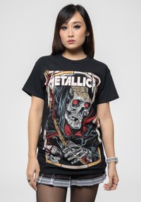 Paradiso Clothing METALLICA REAPER - Print T-shirt - black