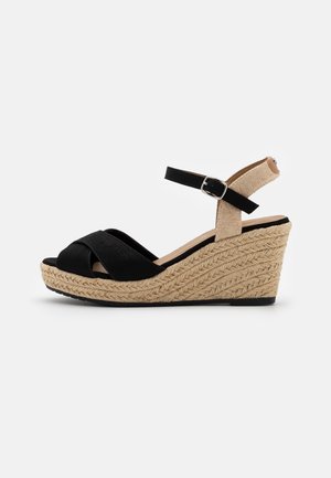 TOM TAILOR Espadrilles - black