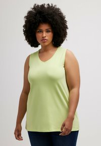 Ulla Popken ÄRMELLOS - Top - khaki