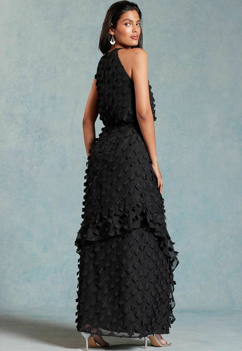 knee length dresses for ladies Golden Rose Richelieu Black Maxi Dress main image 1