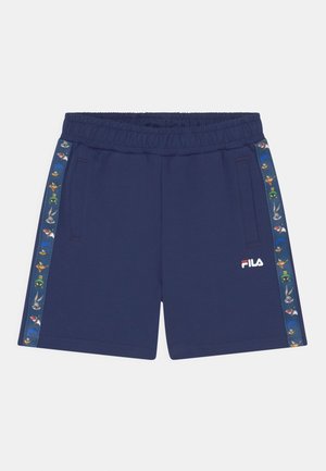 LOONEY TUNES LEIMBACH TAPED UNISEX - Shorts - medieval blue