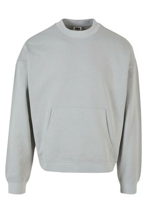 BOXY POCKET CREW - Sportinis megztinis - lightasphalt