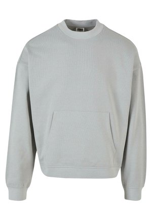 BOXY POCKET CREW - Sweatshirt - lightasphalt