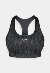 BRA  - Sutien sport cu susținere medie - black/anthracite/reflective silver