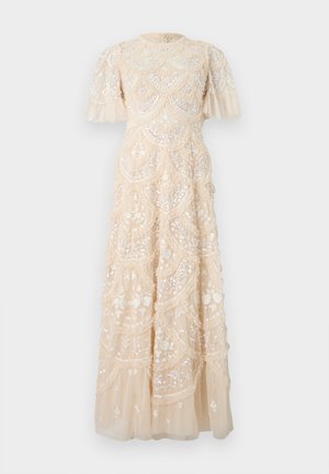 CARMEN RUFFLE GOWN - Oblačila za posebne priložnosti - cream