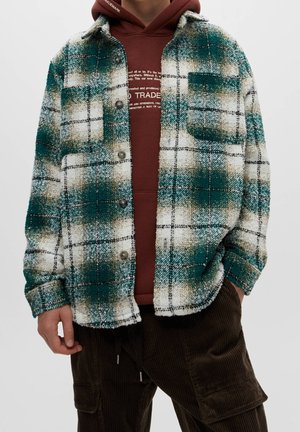 Leichte Jacke - mottled dark green