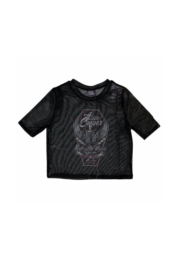 ALICE COOPER UNDER MY WHEELS CROP - Blouse2