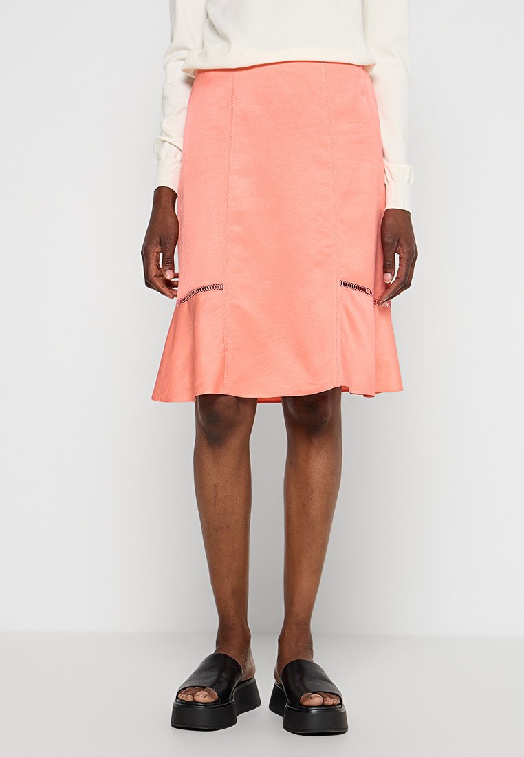 Boss A-lijn rok abrikoos Boss A-lijn rok abrikoos