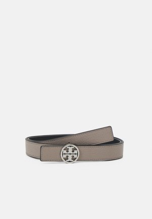 MILLER REVERSIBLE BELT - Ceinture - gray heron/black/silver-coloured