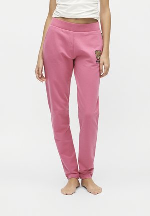 Moschino Underwear, UNDERBEAR REINFORCED WASH STRETCH PANTALONE LUNGO - Долнище на пижама - fuxia