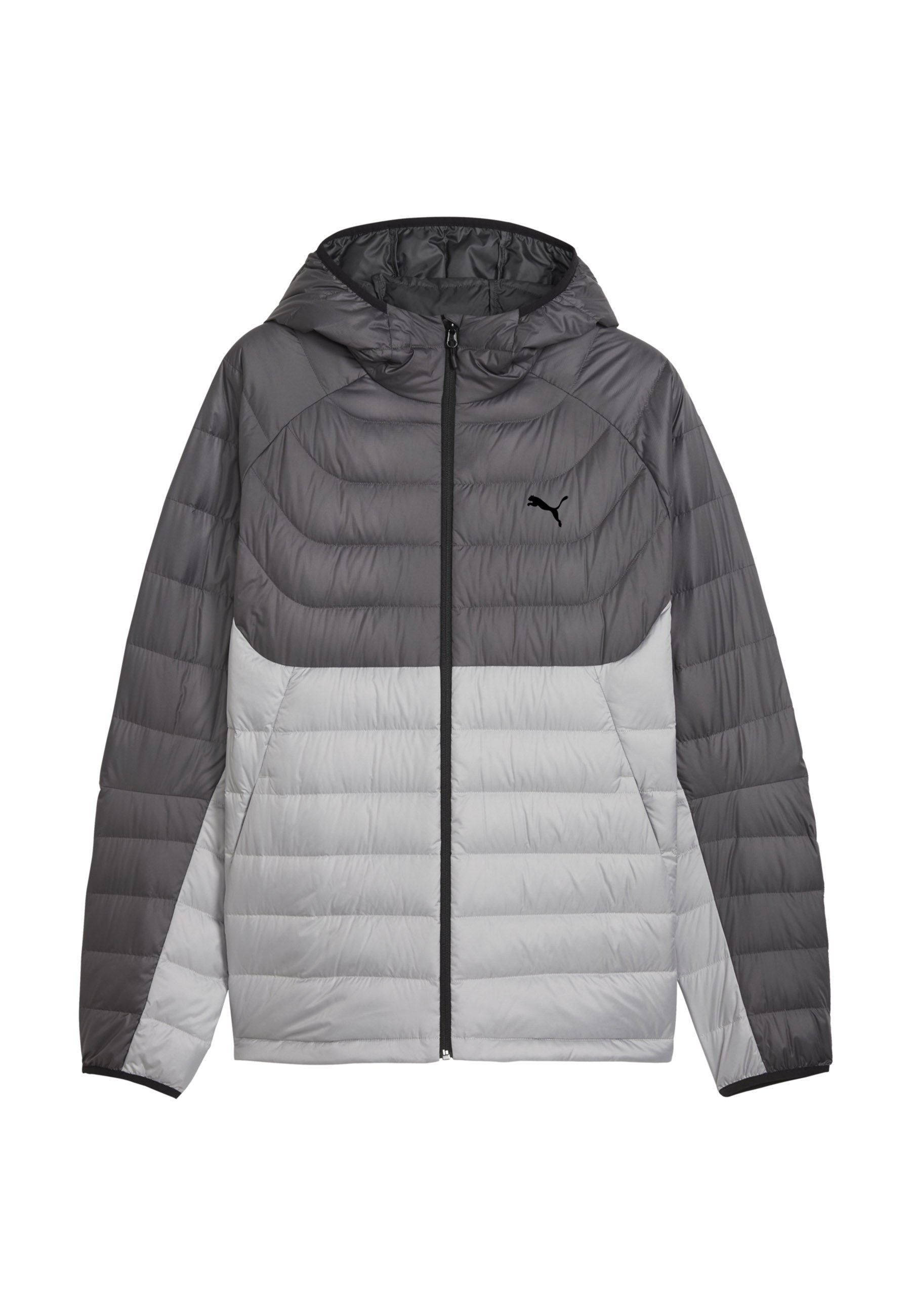 Puma MIT KAPUZE - Bunda z prachového peří - gray echo