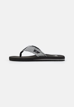 Quiksilver MONKEY ABYSS - Sandalias de dedo - black