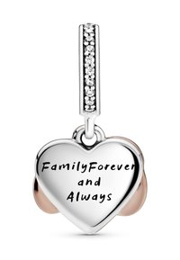 Pandora SPARKLING INFINITY HEART DANGLE - Talizman - sterling silver and rose gold plated
