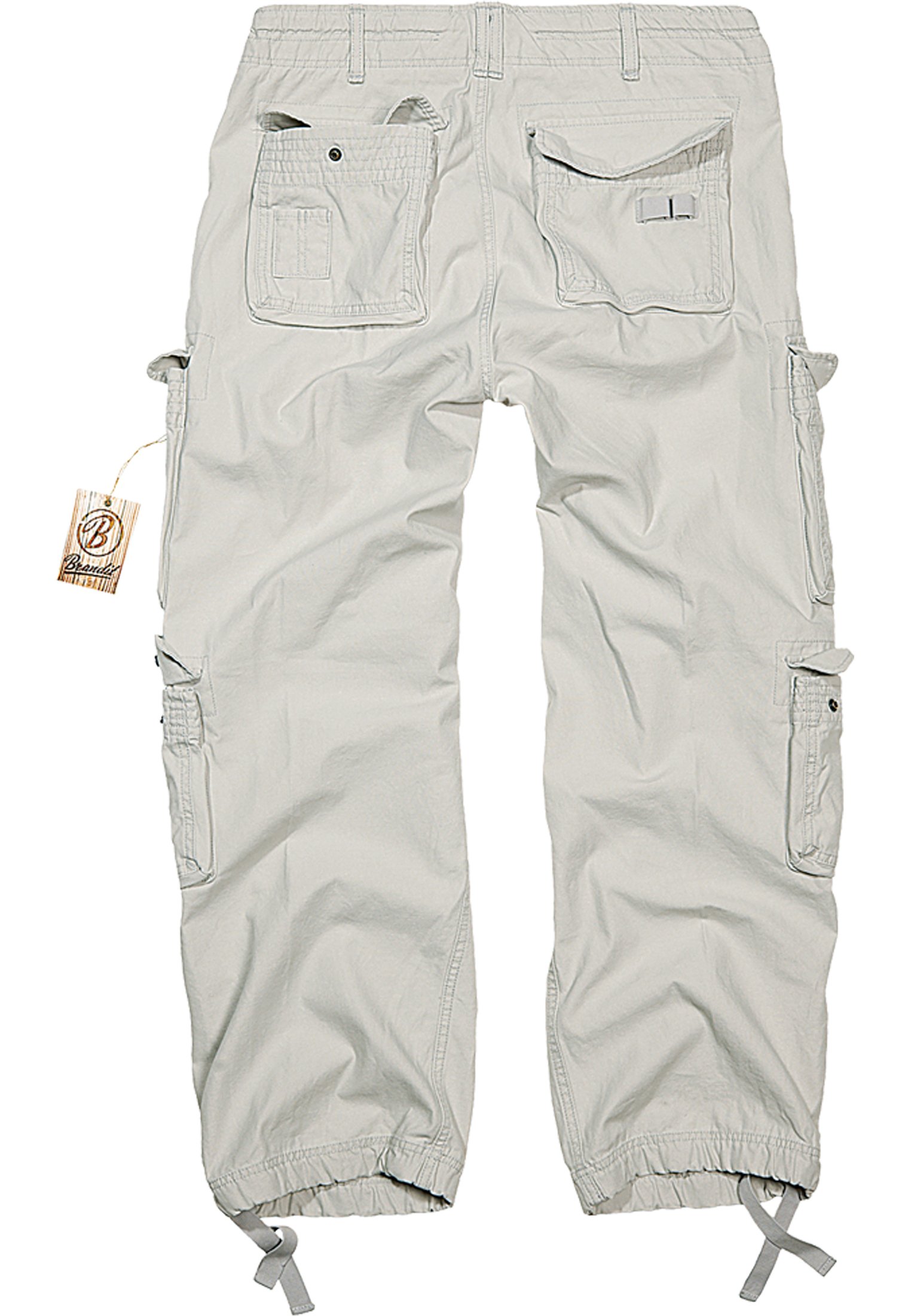 Brandit Pantaloni cargo - snowcamo/bianco - Zalando.it