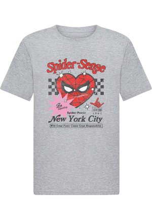 Print T-shirt - heather grey