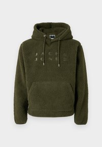 JCOFLARE HOOD - Φλις πουλόβερ - dark green
