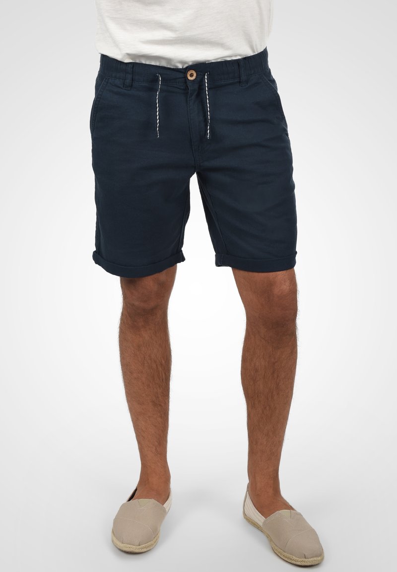 Blend - BHLENNO LINEN MIX - Shorts - navy, Vergroten