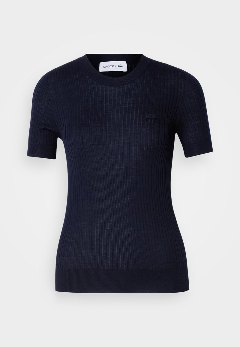 Lacoste T-shirt basic donkerblauw