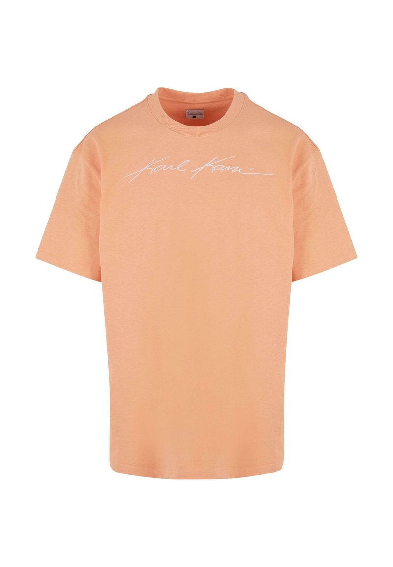 Karl Kani T-shirt print abrikoos Karl Kani T-shirt print abrikoos