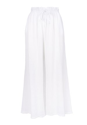 Seasons of April, MUSSELIN LISKA OVERSIZED - Stoffhose - weiß