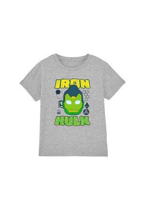 MARVEL - Print T-shirt - mottled grey