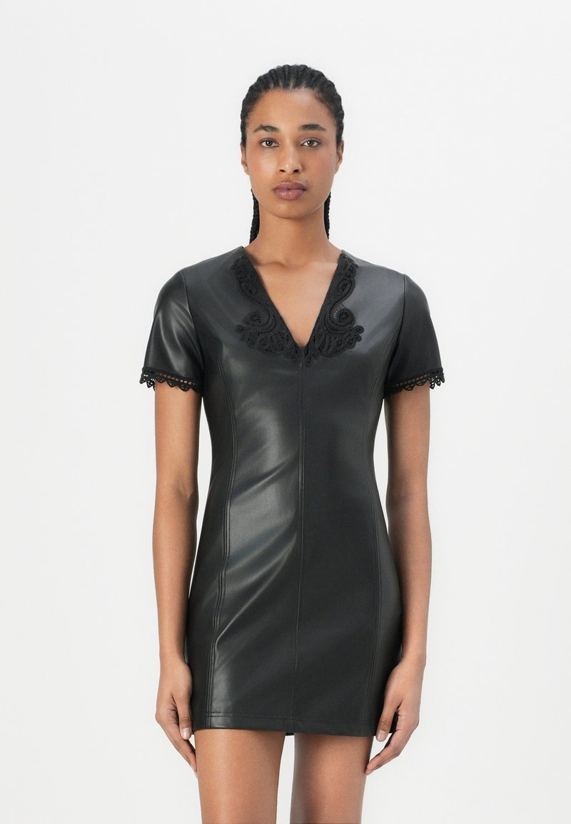 TWINSET COATED DRESS - Koktailové šaty/večierkové šaty - nero