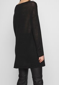 VILA Stickad tröja - black