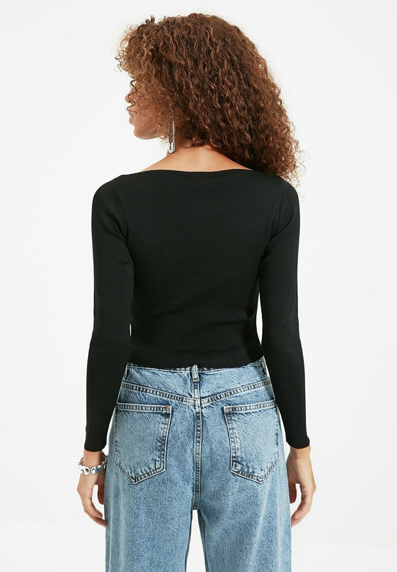 Damen Strickjacken | Trendyol Strickpullover black/schwarz - XQ75243 Damen Strickjacken | Trendyol Strickpullover black/schwarz - XQ75243