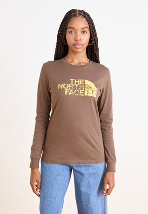 The North Face TEE SEASONAL LOGO  - Μπλούζα με μακριά μανίκια - smokey brown
