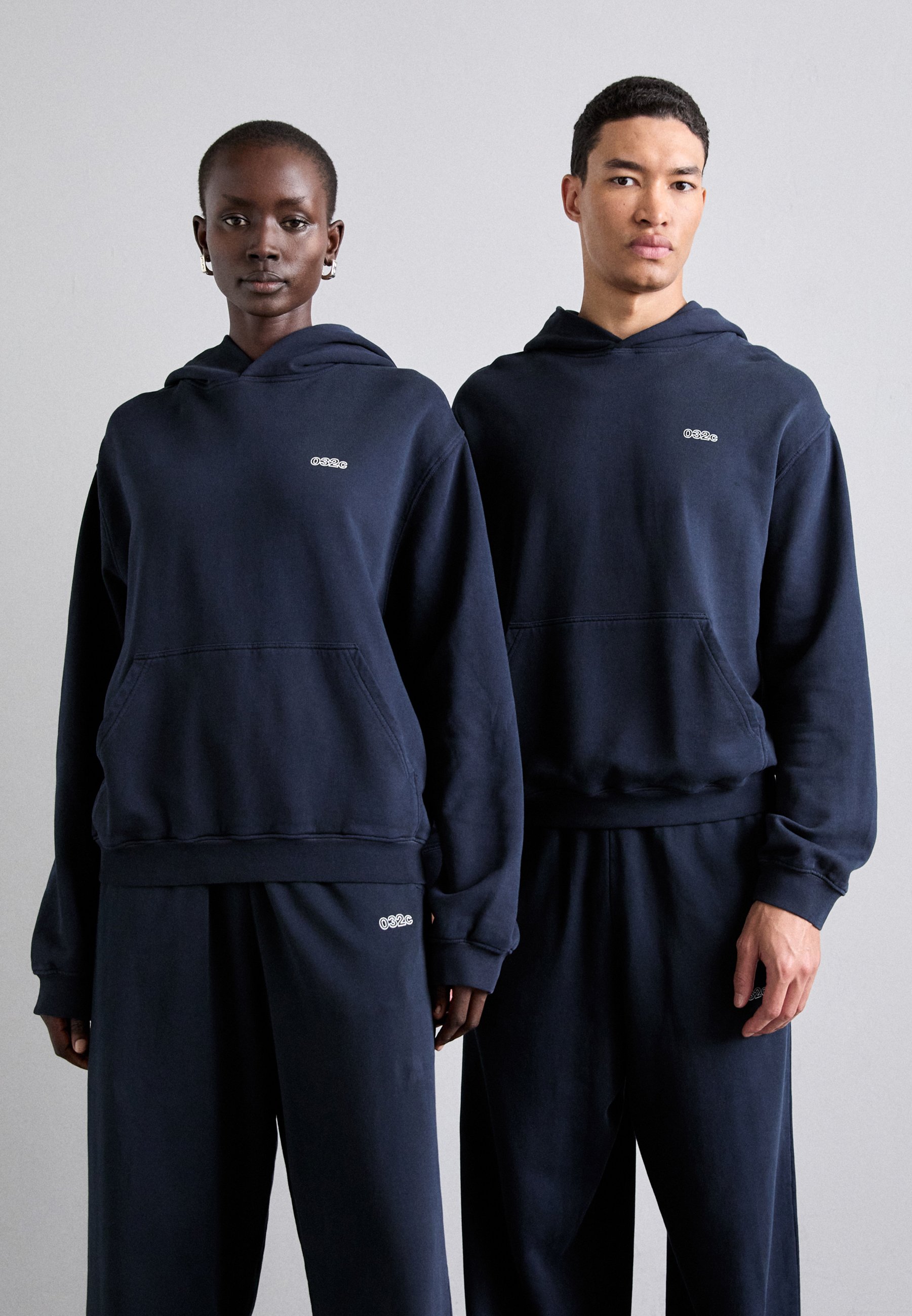 032c RÓZSA VICTORIA UNISEX - Hoodie - dark blue - Zalando